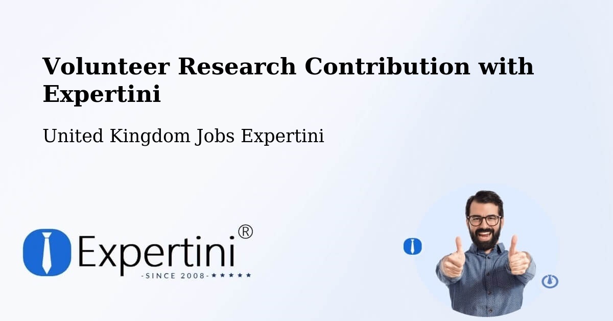 Volunteer Research Contribution Program – Arnside - United Kingdom Jobs Expertini